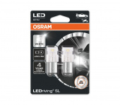    P21/5W Osram 12V-LED (BAY15d) White (7528DWP-02B)