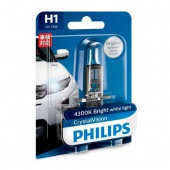 Галогенная лампа H1 Philips Crystal Vision 12V 12258CVB1