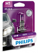���������� ����� H1 PHILIPS 12V 55W Vision Plus +60% 