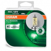 Галогенные лампы H4 Osram Allseason Super DuoBox 64193ALS-HCB
