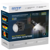 Комплект Би-лед (Bi-Led) линз MTF Light MATRIX SYSTEM Pro Multifunctional 3.0 6000K (ближ/дальн/пов)