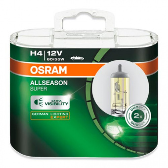   H4 Osram Allseason Super DuoBox 64193ALS-HCB