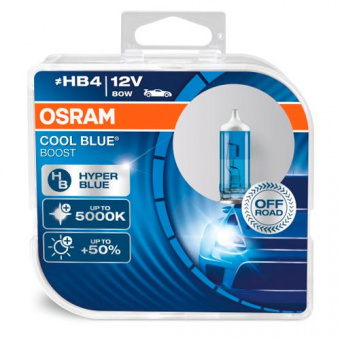   B4 Osram Cool Blue Boost DuoBox 9006CBI-HCB