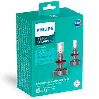    H8/11/16 Philips Ultinon LED +160% (11366ULWX2)