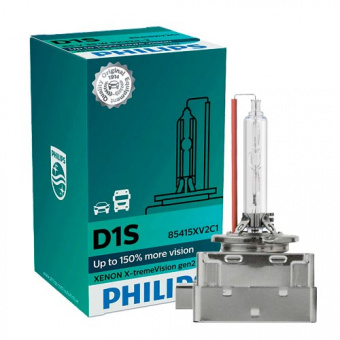Ксеноновая лампа D1S Philips X-treme Vision +150% 85415XV2C1