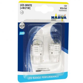    W21W Narva Range Performance RED LED